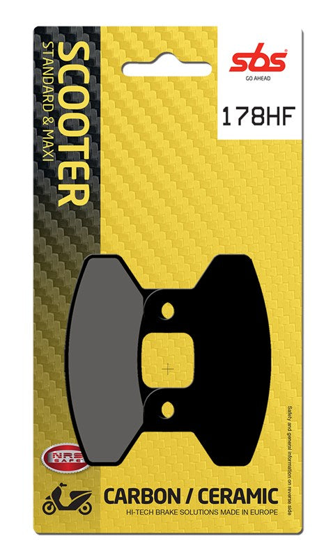 SBS Motorcycle Brake Pads 178HF