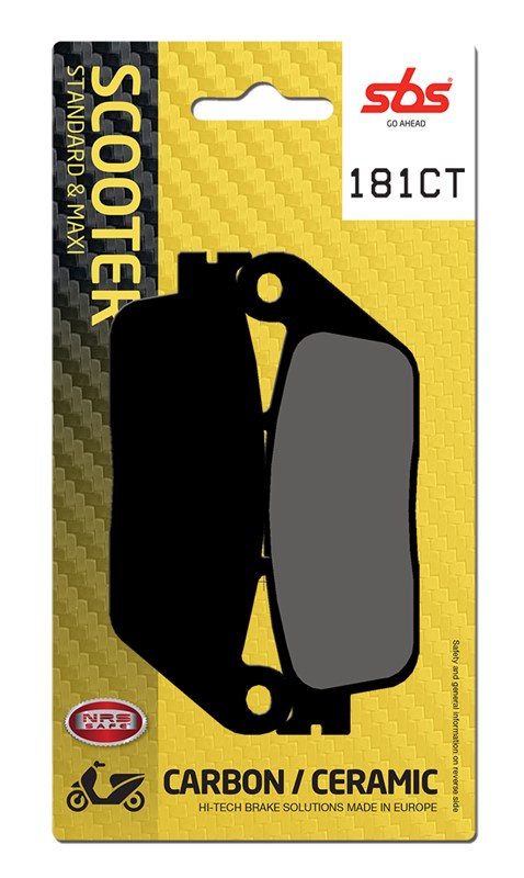 SBS Motorcycle Brake Pads 181CT