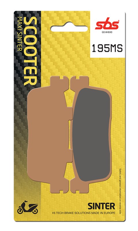 SBS Motorcycle Brake Pads 195MS