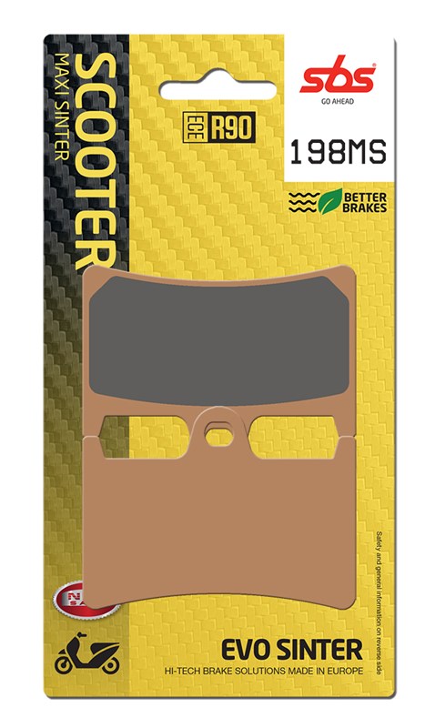 SBS Motorcycle Brake Pads 198MS