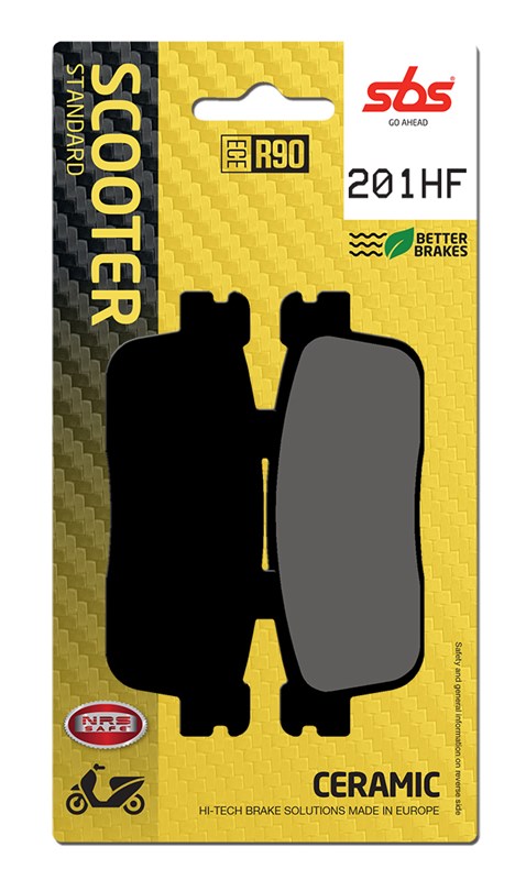 SBS Motorcycle Brake Pads 201HF