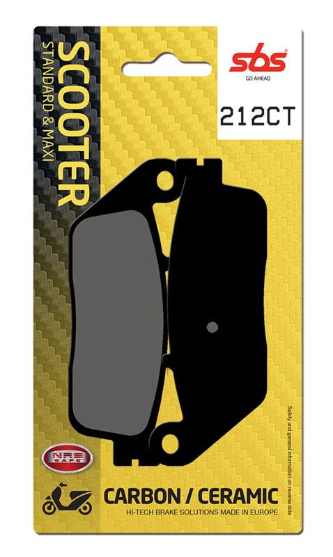 SBS Motorcycle Brake Pads 212CT