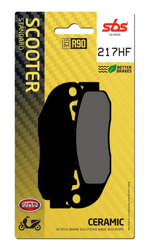 SBS Motorcycle Brake Pads 217HF