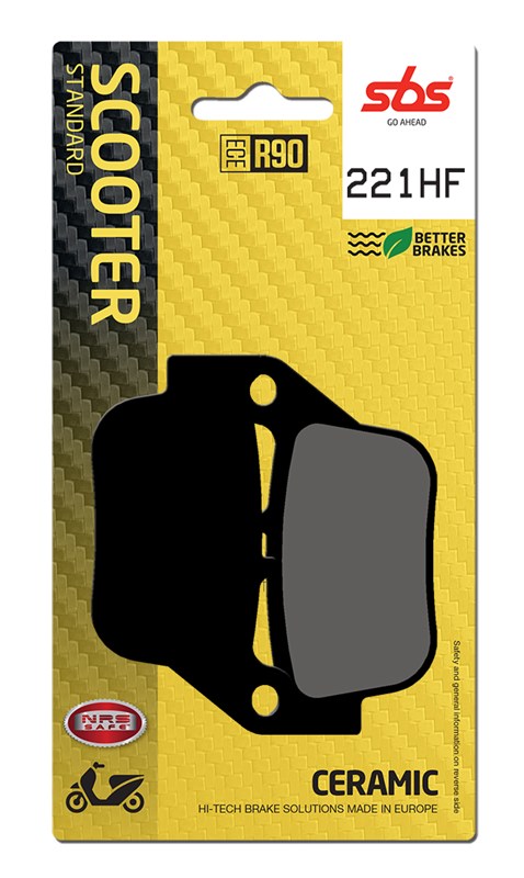 SBS Motorcycle Brake Pads 221HF