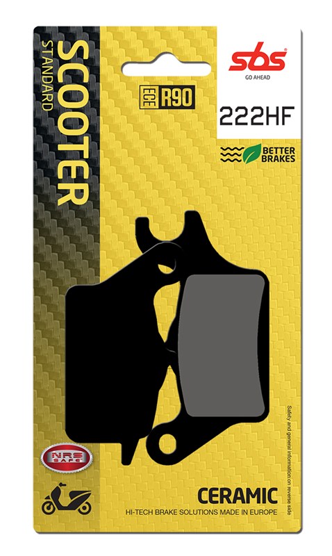 SBS Motorcycle Brake Pads 222HF