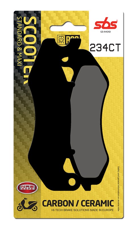 SBS Motorcycle Brake Pads 234CT