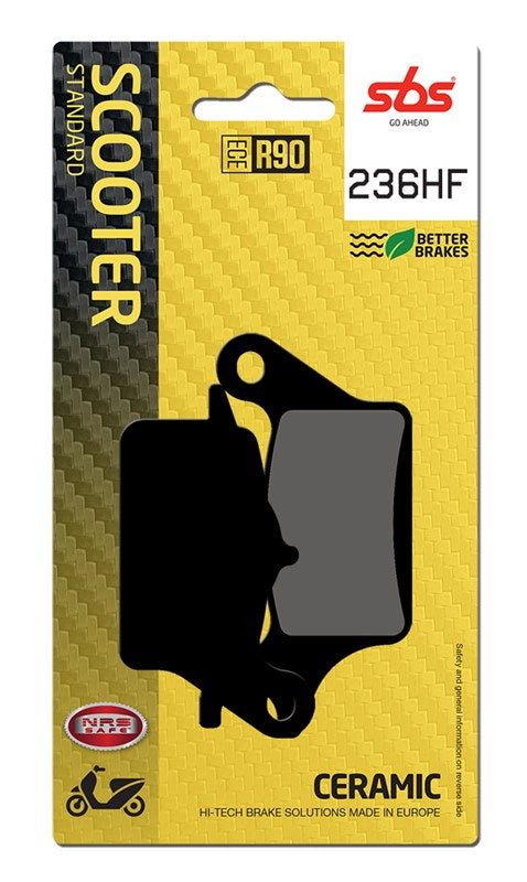 SBS Motorcycle Brake Pads 236HF
