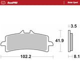 Moto-Master Motorcycle Brake Pads 407005