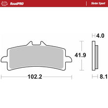 Load image into Gallery viewer, Moto-Master Motorcycle Brake Pads 408105