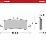Moto-Master Motorcycle Brake Pads 408105