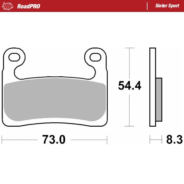 Moto-Master Motorcycle Brake Pads 413505