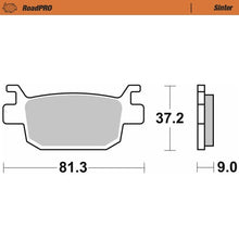 Load image into Gallery viewer, Moto-Master Motorcycle Brake Pads 415502
