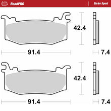 Load image into Gallery viewer, Moto-Master Motorcycle Brake Pads 416905