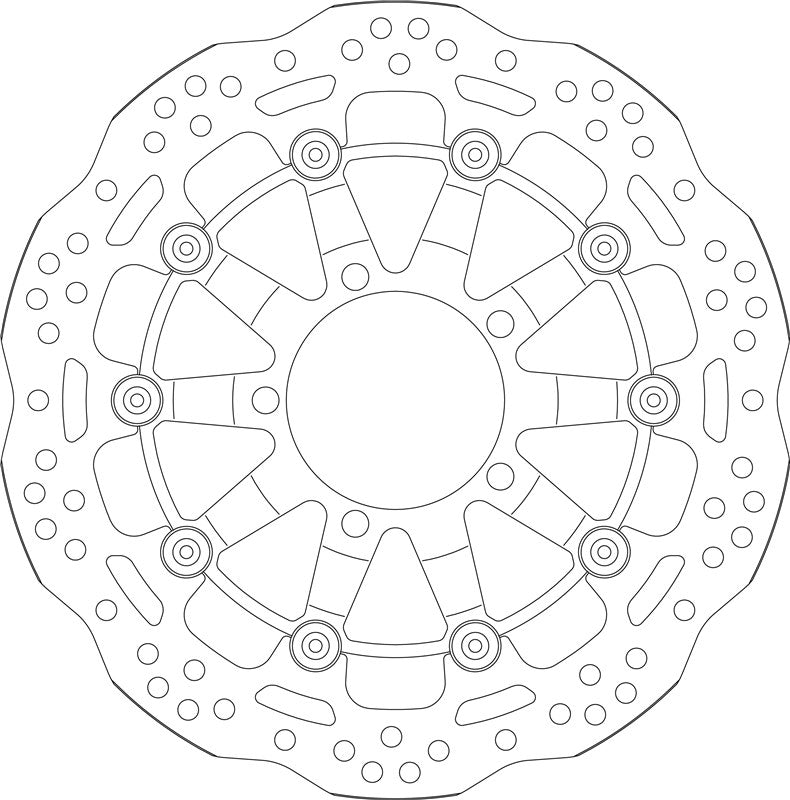 SBS Motorcycle Upgrade Brake Disc 6040A