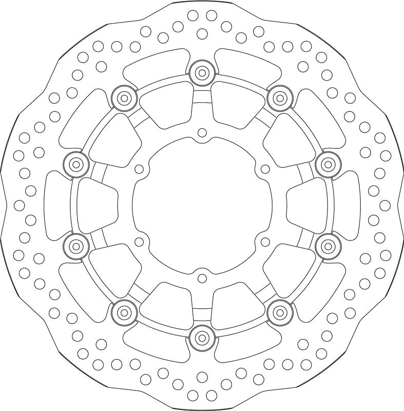 SBS Motorcycle Upgrade Brake Disc 6102A