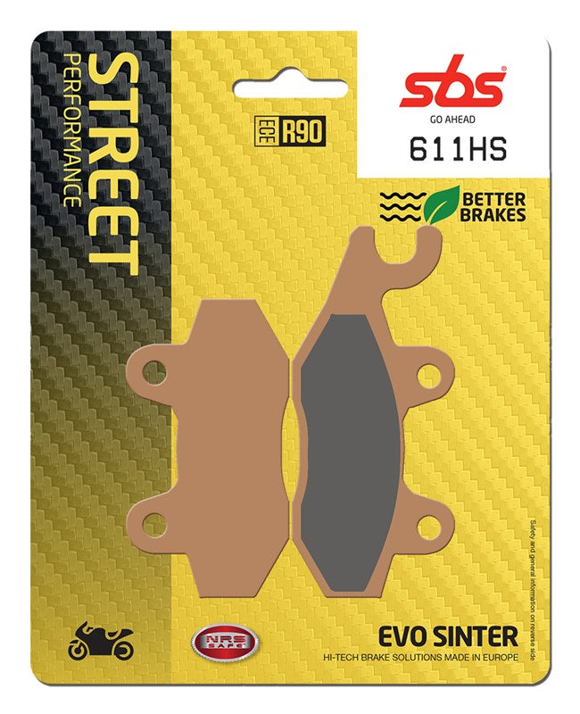 SBS Motorcycle Brake Pads 611HS