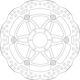 SBS Motorcycle Upgrade Brake Disc 6264