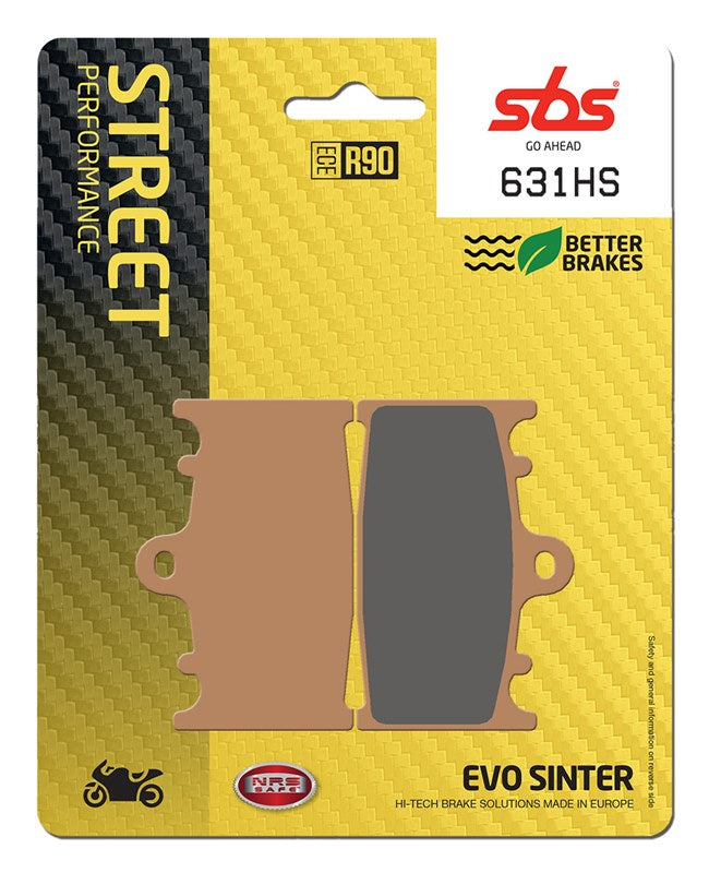 SBS Motorcycle Brake Pads 631HS