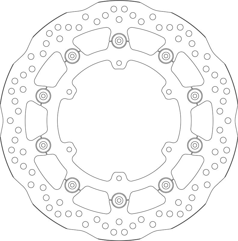 SBS Motorcycle Upgrade Brake Disc 6349A