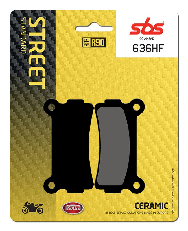 SBS Motorcycle Brake Pads 636HF