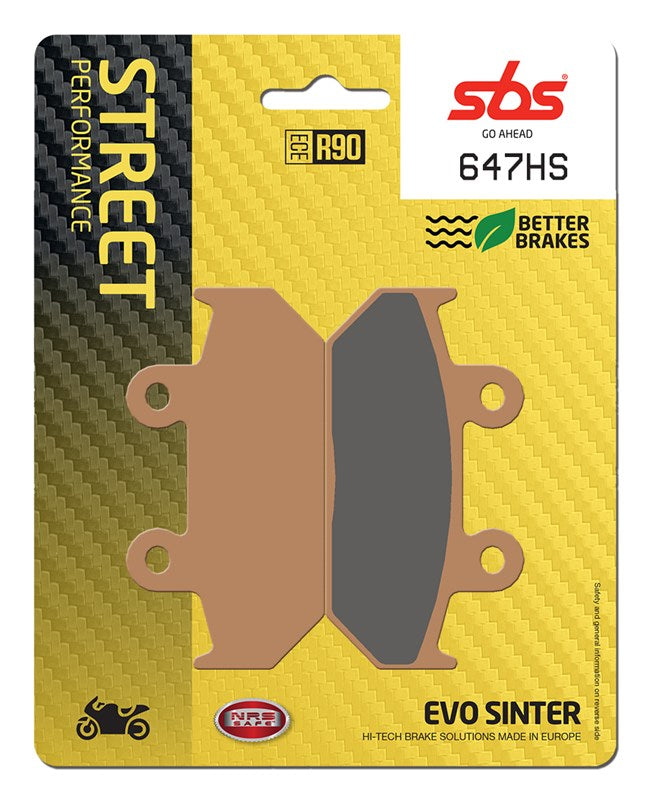 SBS Motorcycle Brake Pads 647HS