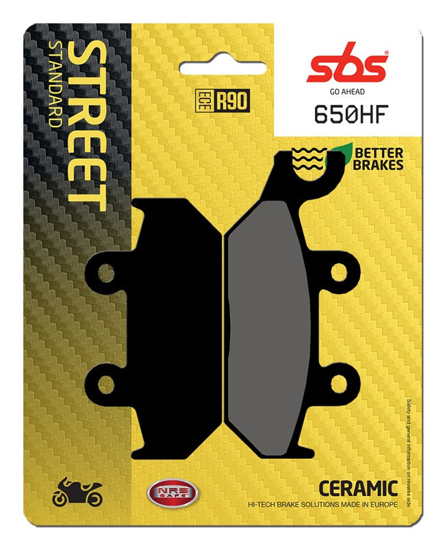 SBS Motorcycle Brake Pads 650HF