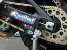 Load image into Gallery viewer, R&G Toe Chain Guards - ABS Shark's Fin TG0001