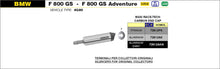 Load image into Gallery viewer, Arrow Motorcycle Exhaust - BMW F800GS: 2017 - 2018