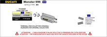 Load image into Gallery viewer, Arrow Motorcycle Exhaust - Ducati Monster 696: 2008 - 2014