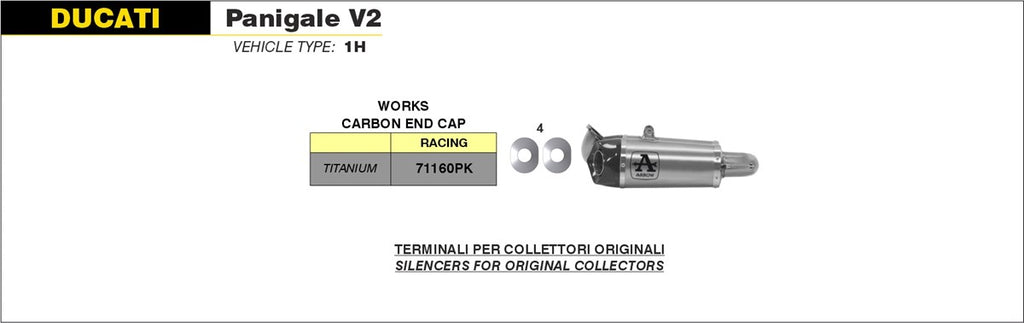 Arrow Motorcycle Exhaust - Ducati Panigale V2: 2020 - 2024