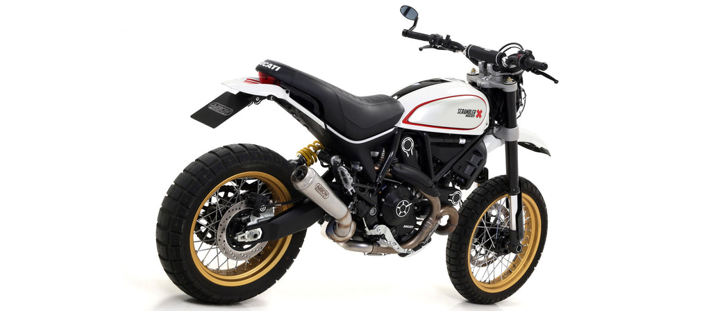Arrow Motorcycle Exhaust - Ducati Scrambler 800 Desert Sled: 2017 - 2020