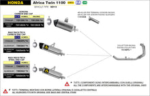 Load image into Gallery viewer, Arrow Motorcycle Exhaust - Honda CRF 1100L Africa Twin: 2024