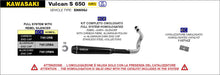 Load image into Gallery viewer, Arrow Motorcycle Exhaust - Kawasaki Vulcan S 650: 2021 - 2024