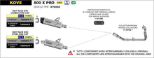 Load image into Gallery viewer, Arrow Motorcycle Exhaust - Kove 800X Pro: 2024