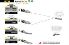 Load image into Gallery viewer, Arrow Motorcycle Exhaust - KTM Duke 390: 2017 - 2020