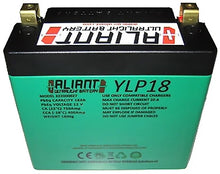 Load image into Gallery viewer, Aliant LiFePO4 Motorcycle Battery - 12v 18Ah equivalent