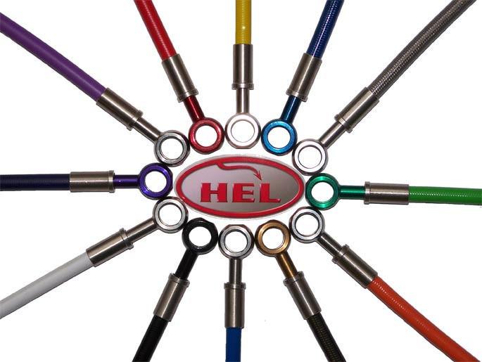 Hel Performance Single Line Red Hose
