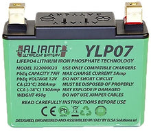 Load image into Gallery viewer, Aliant LiFePO4 Motorcycle Battery - 12v 7Ah equivalent