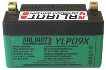 Load image into Gallery viewer, Aliant LiFePO4 Motorcycle Battery - 12v 8Ah equivalent