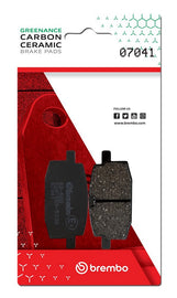 Brembo Motorcycle Brake Pad CC 07041CC