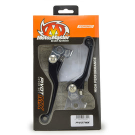 Moto-Master Motorcycle MX Brake Clutch Lever set Black 101352