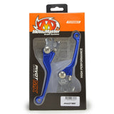 Moto-Master Motorcycle MX Brake Clutch Lever set Blue 101384