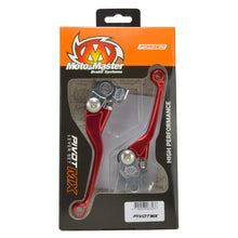 Load image into Gallery viewer, Moto-Master Motorcycle MX Brake Clutch Lever set Red 101783