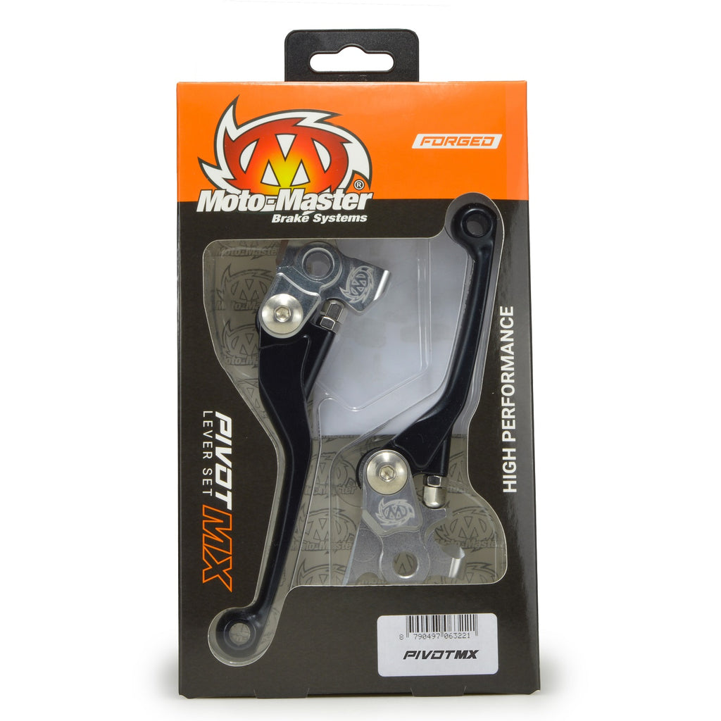 Moto-Master Motorcycle MX Brake Clutch Lever set Black 101852