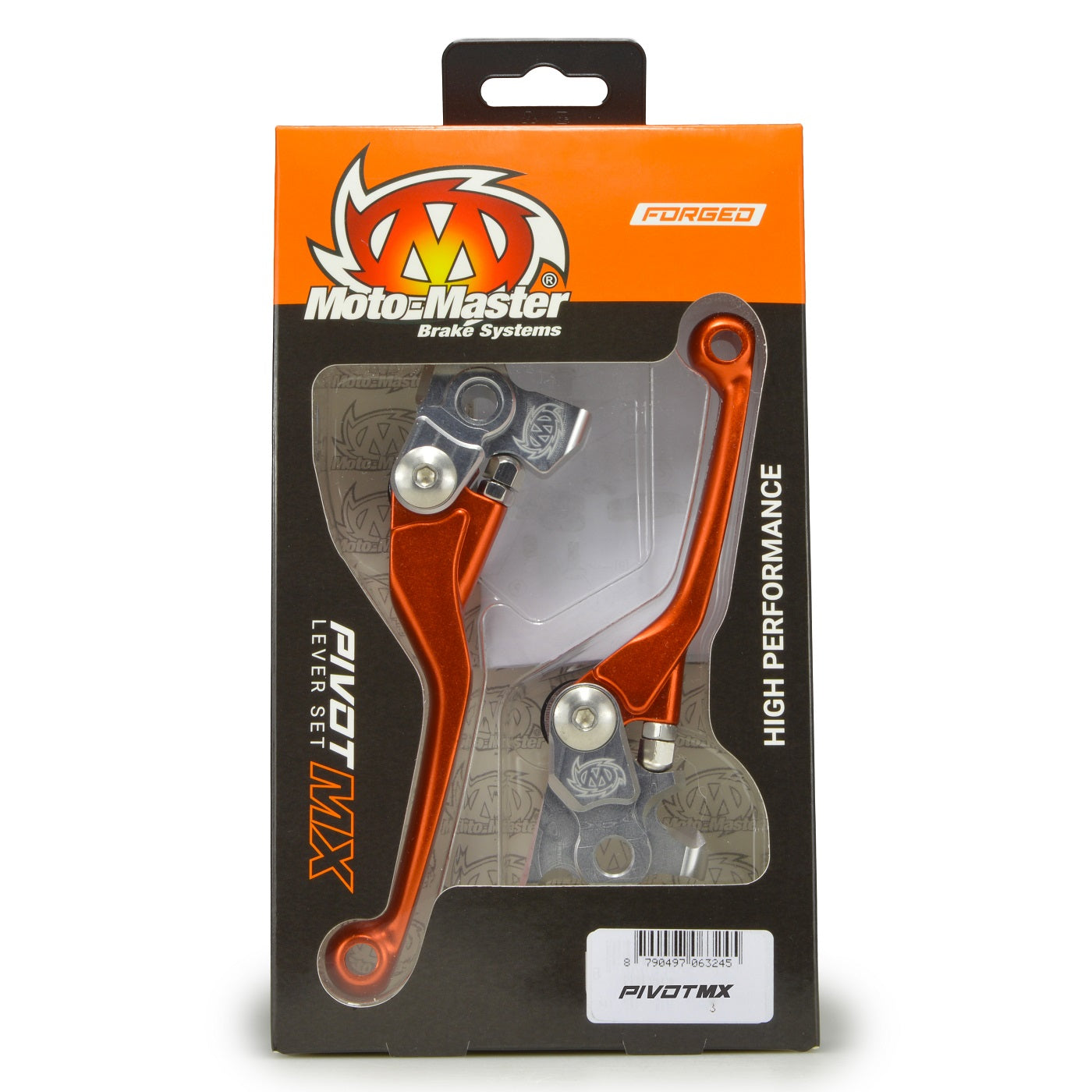 Moto-Master Motorcycle MX Brake Clutch Lever set Orange 101855