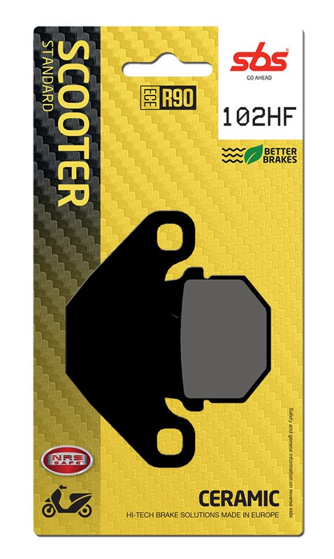 SBS Motorcycle Brake Pads 102HF