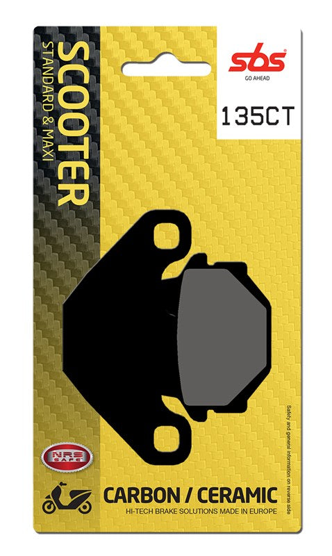 SBS Motorcycle Brake Pads 135CT