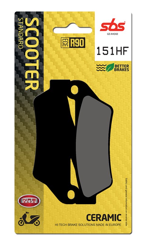 SBS Motorcycle Brake Pads 151HF