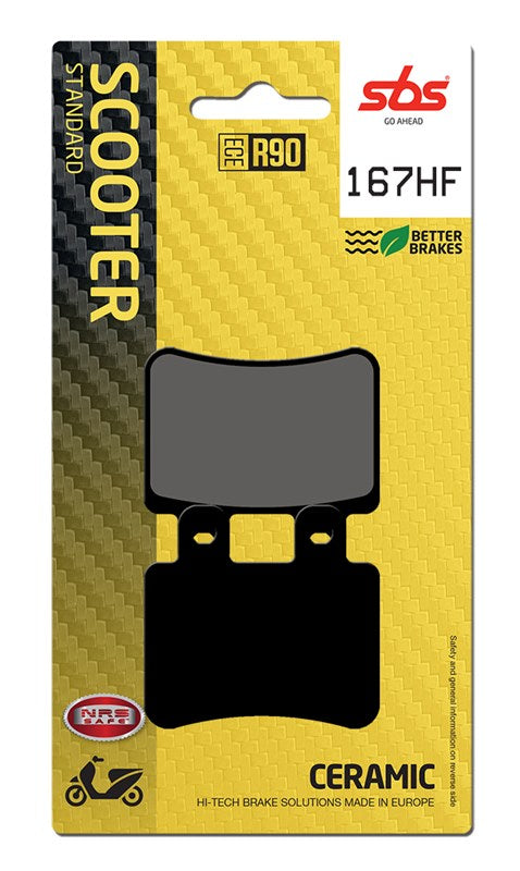 SBS Motorcycle Brake Pads 167HF