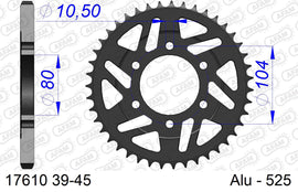 AFAM Motorcycle Aluminium Rear Sprocket 17610